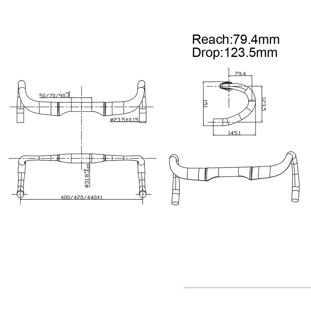 LEADXUS ZHB05 новейший аэро углеродный руль для шоссейного велосипеда/карбоновый Аэро руль для велосипеда размер 400/420/440 мм