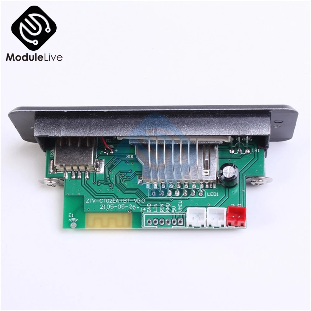 Мини MP3 декодер плата Bluetooth 5В вызов декодирование модуля WAV U Disk TF карта USB с 2*3 Вт