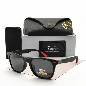 2020 Classic Polarized Sunglasses Men Women Brand Design Driving Square Frame Sun Glasses Male sunglass UV400 Gafas De Sol aofly brand design classic polarized sunglasses men driving tr90 frame sunglasses goggles uv400 gafas oculos de sol af8091