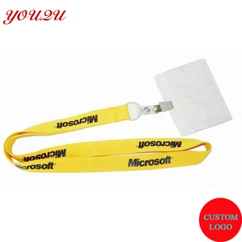 

100pcs/lot customized lanyard polyester neck strap lanyard with your own logo printed by DHL express