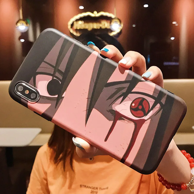 Чехол Kurama Pain для iphone 11 pro 6 6s 7 8 plus X XR XS Max funda чехол для телефона японский аниме Наруто Мягкий ТПУ задний Чехол - Цвет: 1