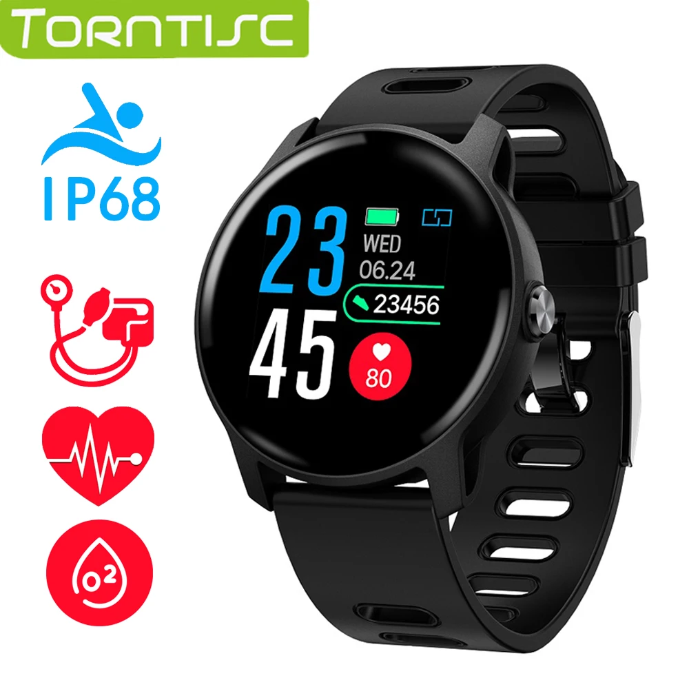 Torntisc S08 Смарт-часы IP68 водонепроницаемый монитор сердечного ритма фитнес-трекер