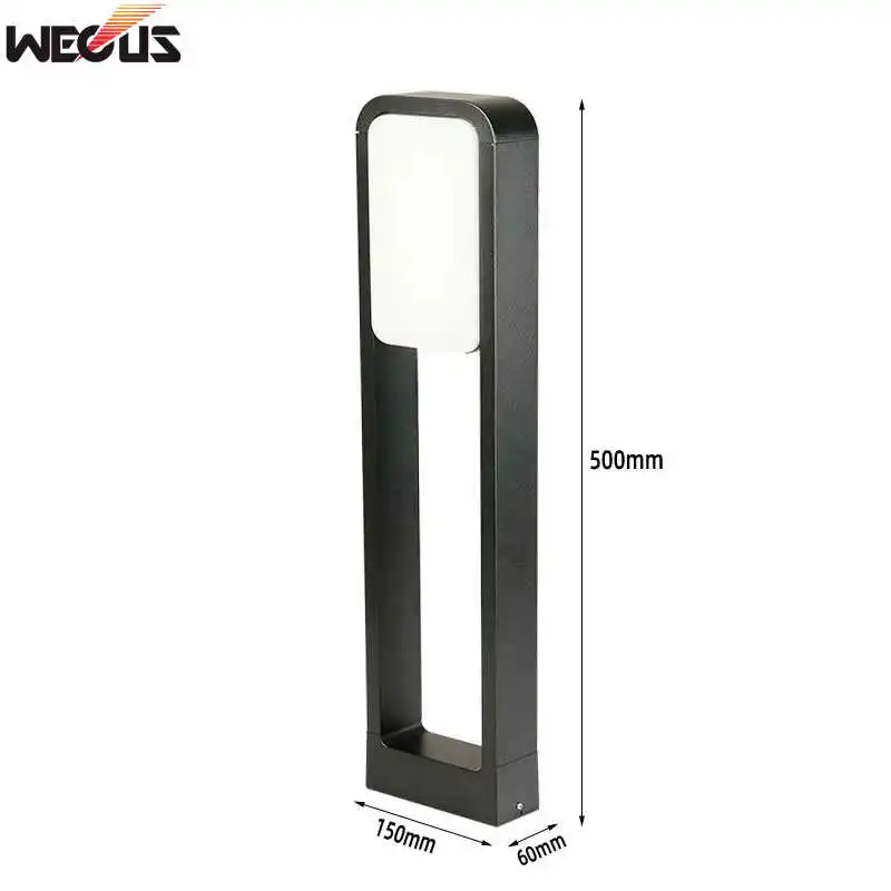 (WECUS) Courtyard lawn lamp LED street light outdoor home waterproof community garden villa courtyard outdoor floor lamp
