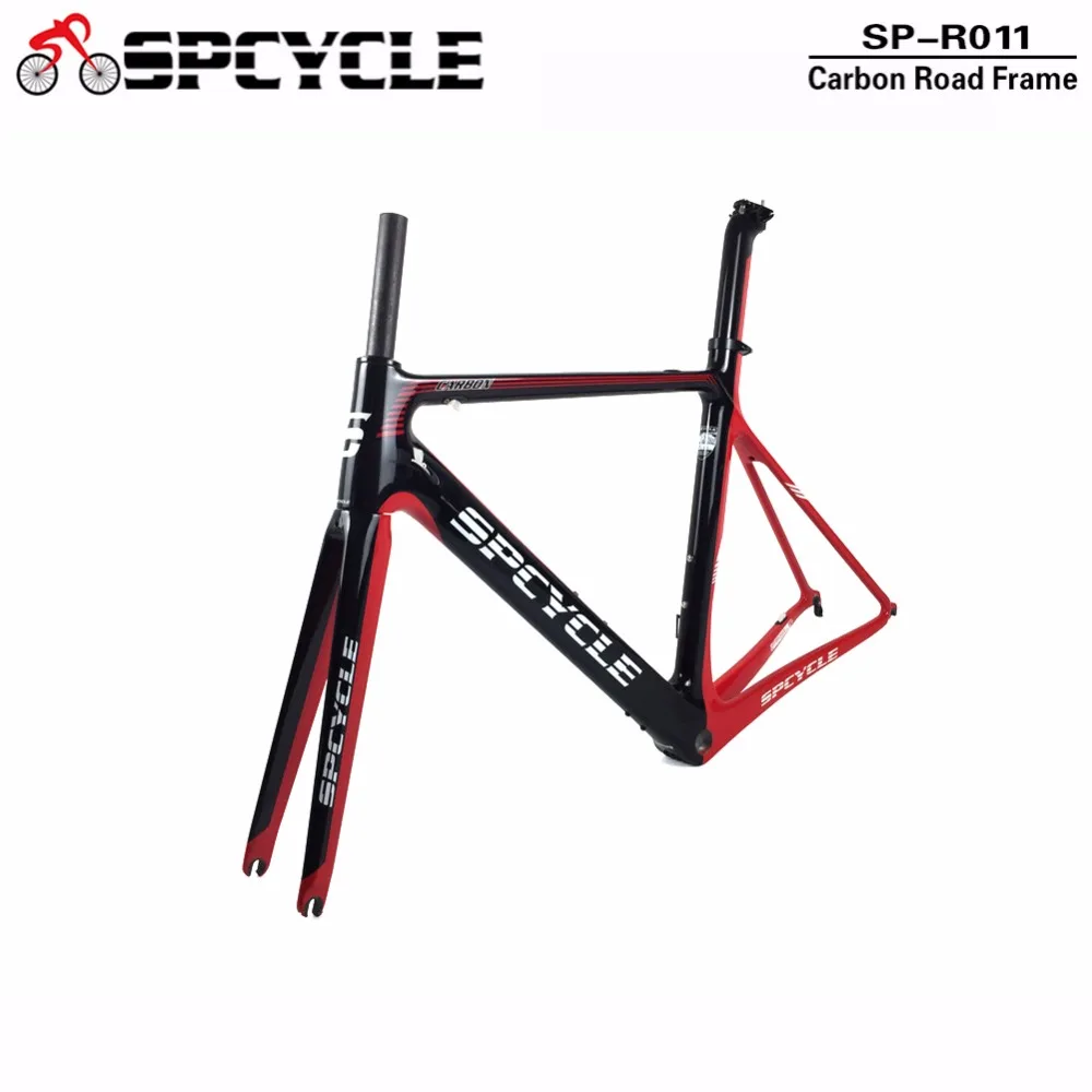 Best Spcycle Full Carbon Fiber Aero Road Bicycle Frames Framesets ,T1000 Carbon Racing Cycling Bike Frames BSA 68mm49/51/54/56/58cm 2