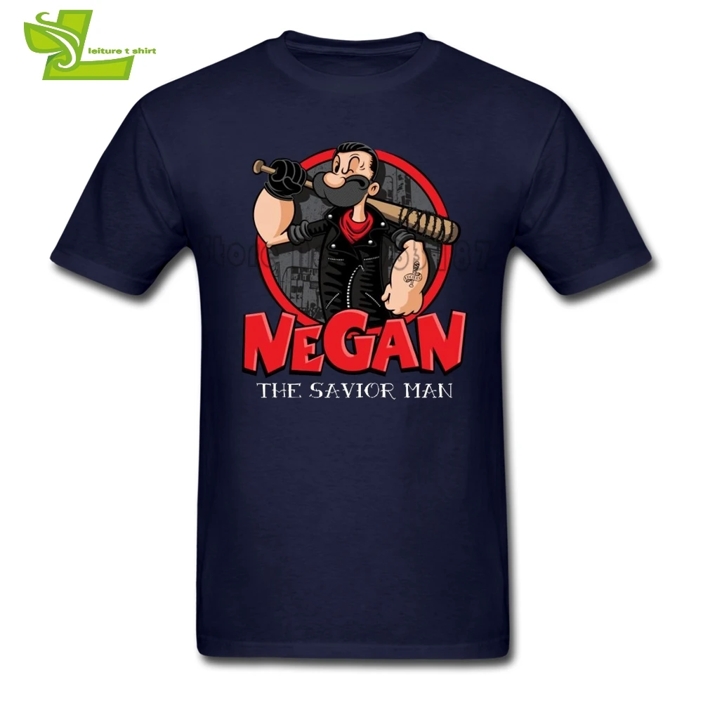 Negan The Savior Lucille Футболка мужская последняя с принтом мужские футболки коротким