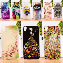 Protective Skin Shell Housing DIY Painted Soft TPU & Hard Plastic Cover For HTC Desire 820 Dual Sim 820G 820S Phone Cases Cover