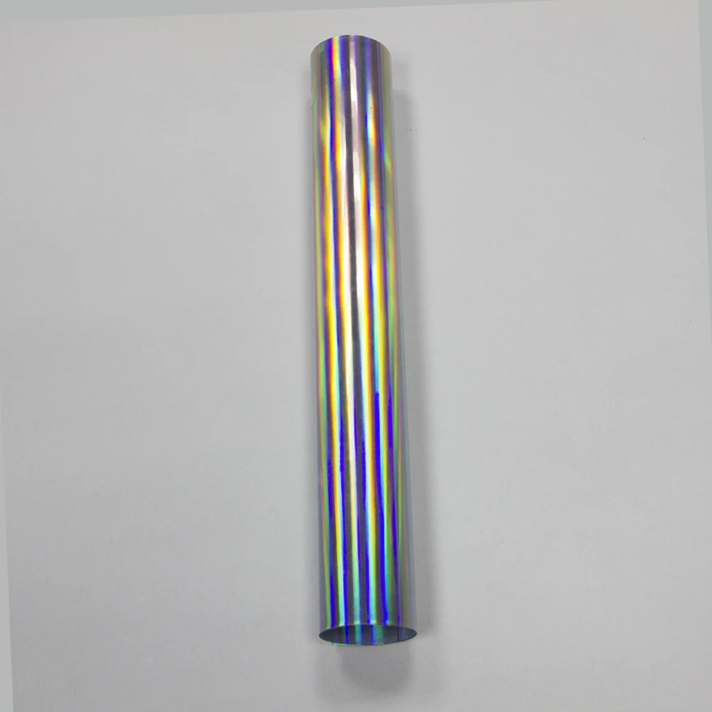

50x400cm Colorful Laser Holographic Heat Transfer Vinyl HTV Rainbow Color Heat Press Paper for DIY Clothes