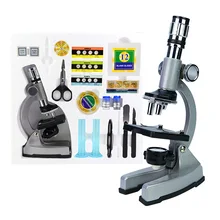 Birthday Gift Illuminated 1200X Zoom Metal Monocular Biological Microscope Beginner Kids Children Student Educational Microscope Birthday Gift Illuminated 1200X Zoom Metal Monocular Biological Microscope Beginner Kids Children Student Educational Microscope