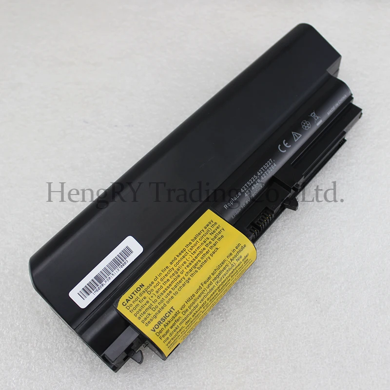 Новый аккумулятор HSW с 9 ячейками для ноутбука Lenovo ThinkPad R61 T61 R61i R61e R400 T400 T61p T61u Series(14