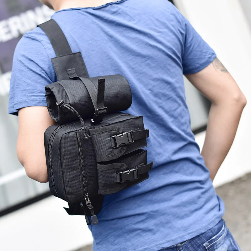  Mege Tactical Waist Bag Military US Army Oxford Camouflage Small Bag Molle System Bottle Bag Airsof