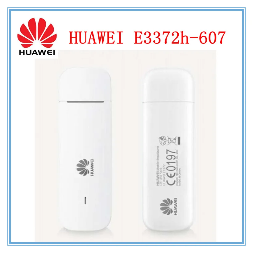 Разблокированный мобильный телефон Huawei E3372 E3372h-607 4G LTE 150 Мбит/с USB-модем с