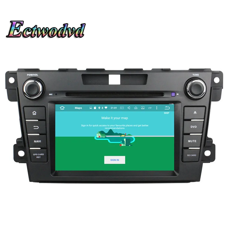 Excellent Ectwodvd Octa Core 4G RAM 64G ROM Android 9.0 Car Multimedia DVD Player GPS HeadUnit For Mazda CX-7 2012 2013 0