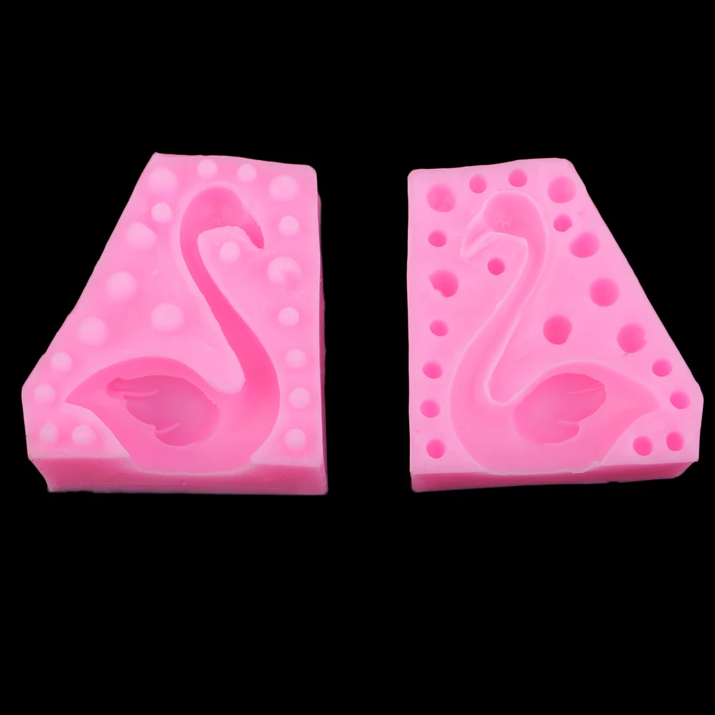 3D Flamingo Silicone Mold Fondant Chocolate Mould- Baking Pan / Non - Stick Silicone Mold /Oven -Microwave -Dishwasher Safe Safe