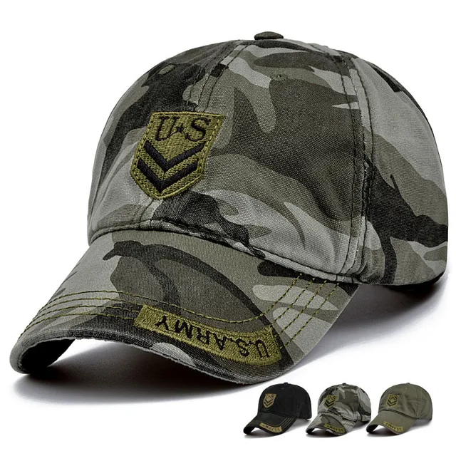 mens fitted camo hats