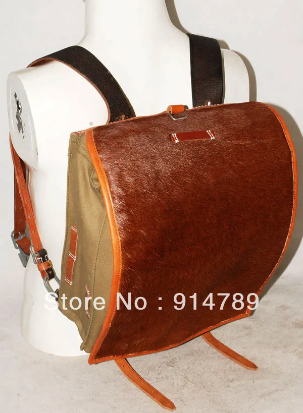 WWII GERMAN ARMY HORSEHIDE BACKPACK RUCKSACK KNAPSACK BAG PACK 31774in