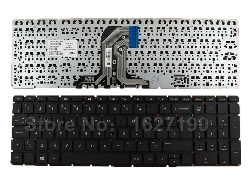 

New United Kingdom UK laptop Replacement keyboard for HP Pavilion 15-AC 15-AF 250 G4 255 G4 BLACK Repair Notebook Keyboards