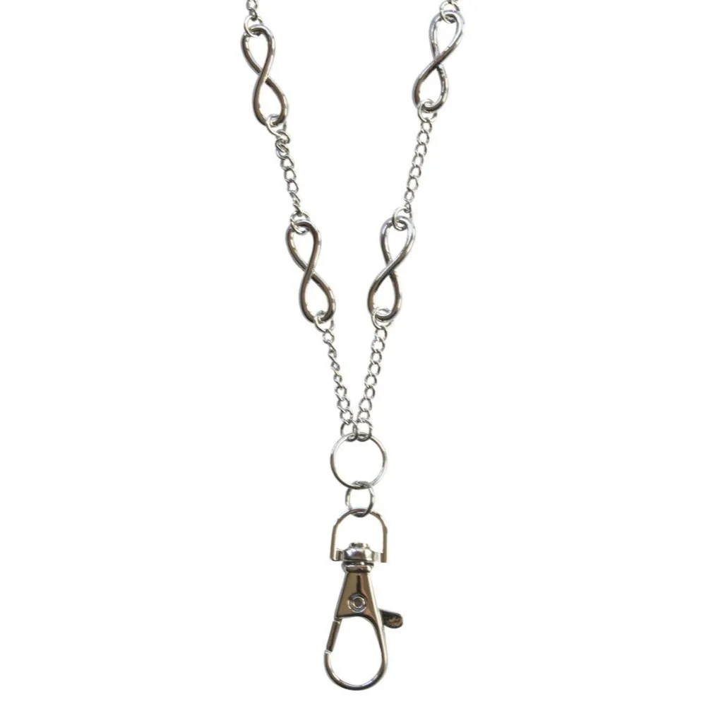 Fashion Lanyard Necklace For Women's Fashion Gold Infinity Lanyard