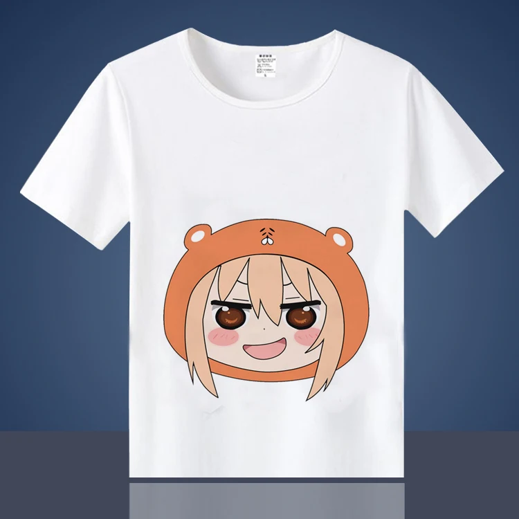 UMR Himouto! Футболка футболки футболка унисекс для влюбленных пар чистая косплея