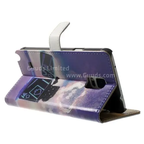 Poker Lighter Leather Flip Cover for Samsung Galaxy Note 4 N910