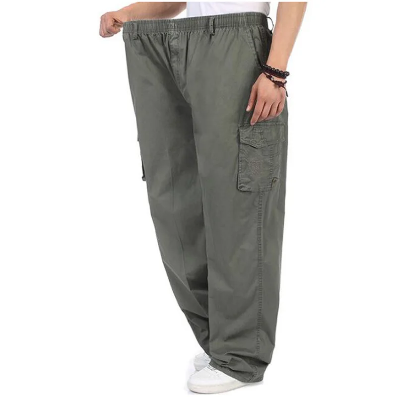 Men's Casual Pants New Arrival Overalls Loose Cargo Pants Man Bottoms Trousers Big Size Hip Hop Loose Men Pants trousers
