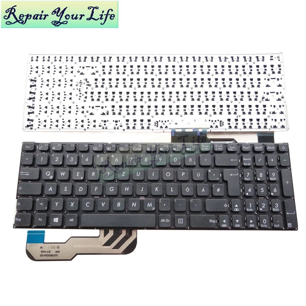 

Repair You Life X541 GE keyboard for Asus X541 X541LA X541S X541SA X541UA German Laptop keyboard 0KNB0-6723GE00 Original new