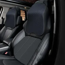 Аксессуары для интерьера Memory Foam подголовник автомобиля Подушка массажная спинка талии Поддержка шеи Отдых автомобильные подушки