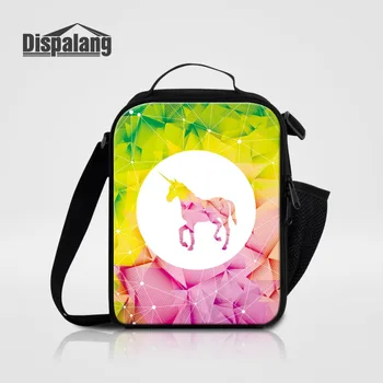 

Dispalang Food Cooler Bags Child Lunchbox Unicorn Printing Shoulder Insulatd Lunch Bag For Men Picnic Storage Bag Thermal Bag