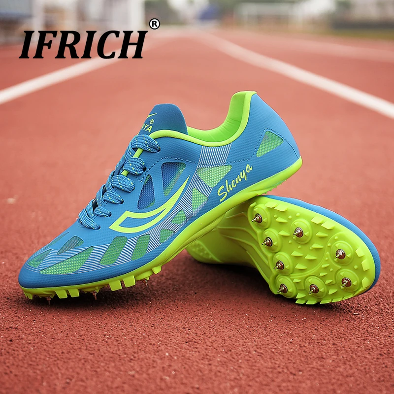 

2019 New Trend Unisex Track And Field Shoes Mesh Shoes Men Health Track Spikes Brand Designer Youth Spikes Tenis Feiyue Shoes