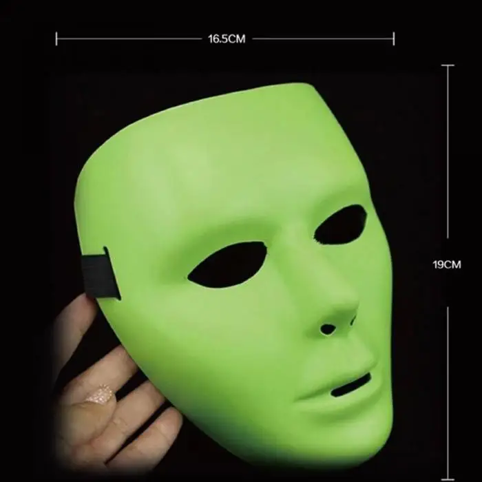Пластиковый костюм для Хэллоуина с полным лицом Jabbawockeez Dance Crew Вечерние Маски HG99