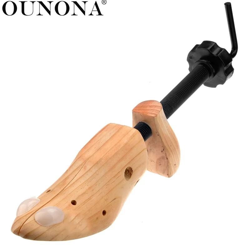 

Unisex 2-way Adjustable Wooden Shoe Stretcher Shoe Expander - Size M