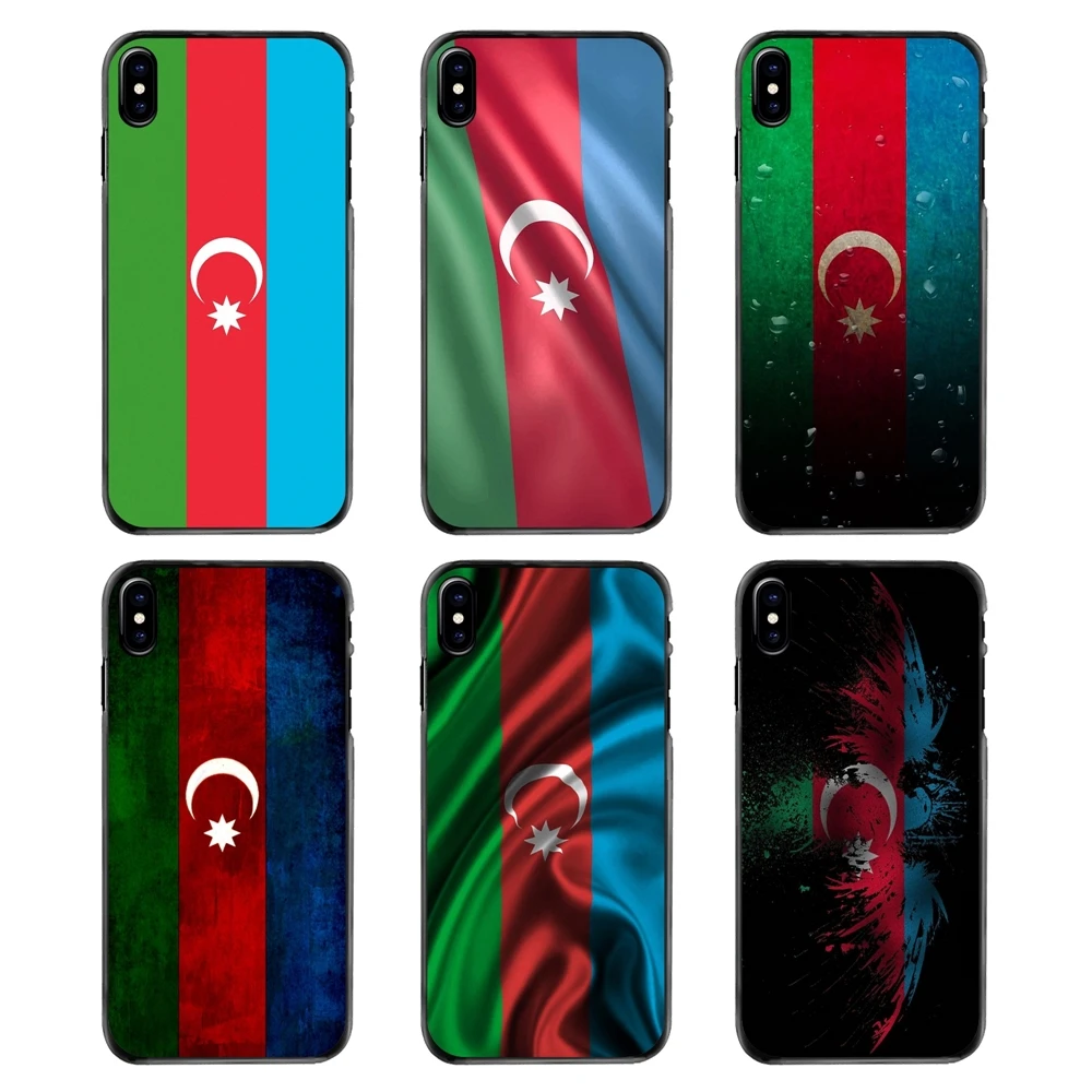 Чехол для телефона в розницу AZ азербайджанский флаг шаблон Iphone 4 4s 5 5S 5C SE 6 S 7 8 Plus X XR