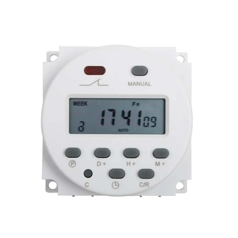 Цифровой таймер с ЖК дисплеем 12 В 24 110 220 8 А 16 А|timer recorder|timer sandtimer machine |