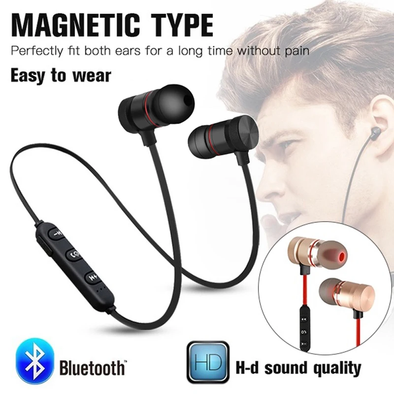 DUSZAKE спортивные Bluetooth наушники беспроводные для телефона гарнитура бега с