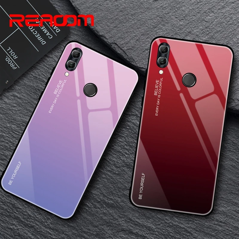REAOOM чехол из закаленного стекла для Huawei Honor 10 9 Lite телефона P20 pro Mate 20 Nova 3i 8X |
