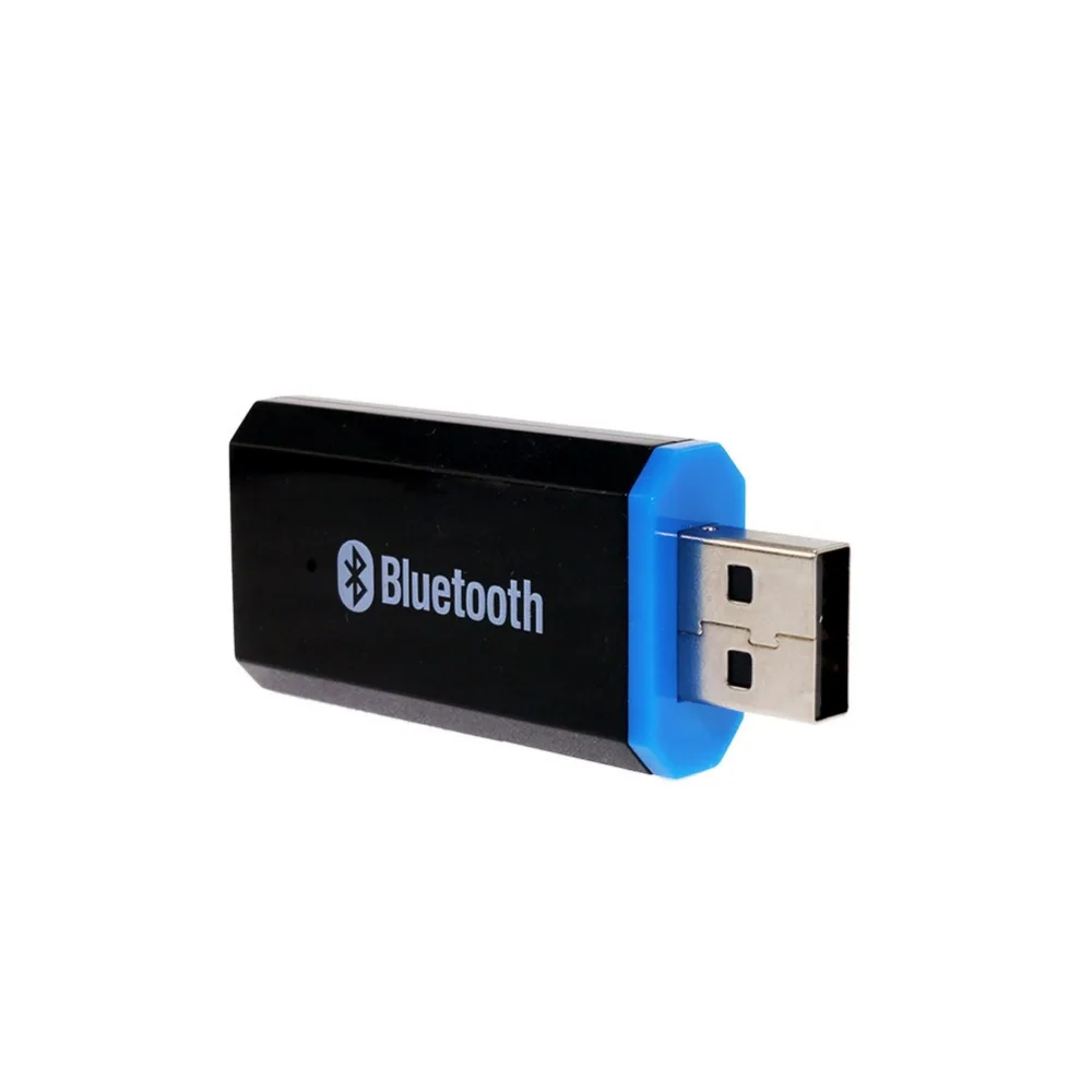 При температуре не выше 3,5 мм USB AUX Беспроводной аудиоприемник Bluetooth V2.1 стерео музыки для автомобиля 1 шт. Черный wihte DC 5,0 V