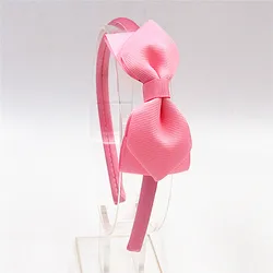 Charming Bowknot Headband for Girls - Stylish Hair Accessory for Kids (Pink)