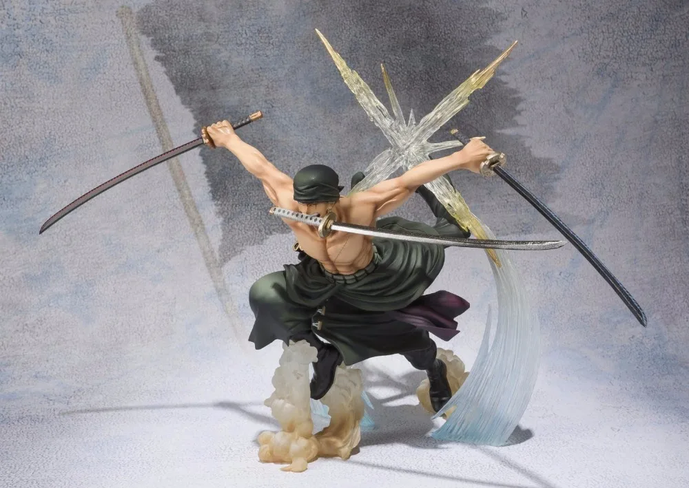 Аниме One Piece Ronoa Zoro Ghost 3D2Y три ножа Ghost Cut Ver. Саурон ПВХ фигурка коллекция модель подарок Луффи 21 см