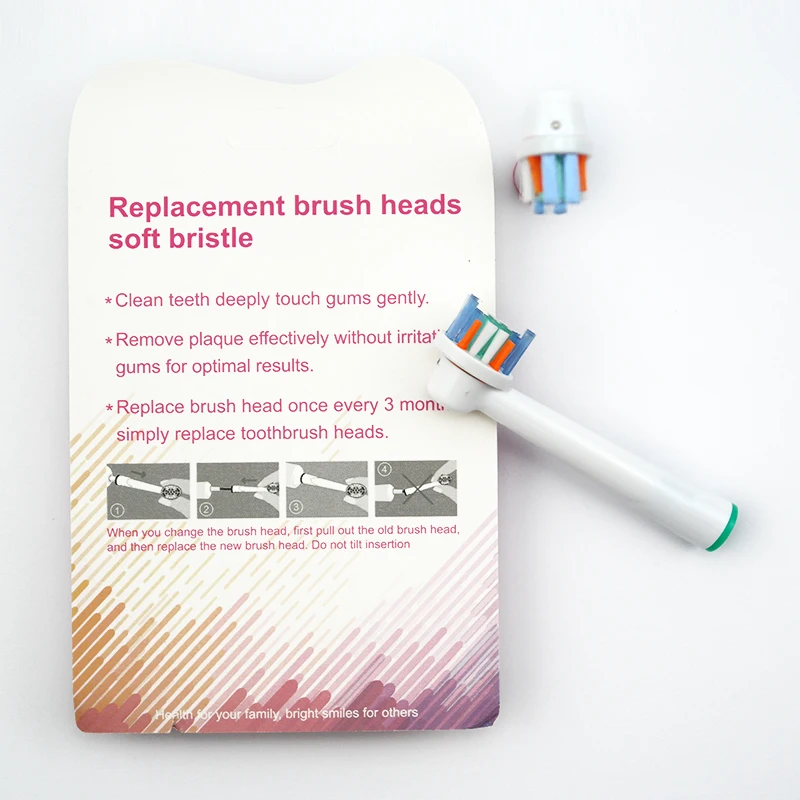 4 pcs Replacement Brush Heads Electric Toothbrush For Oral B/B raun / SmartSeries/TriZone/Advance Power/Pro Health/Triumph/3D 4 pcs Replacement Brush Heads Electric Toothbrush For Oral B/B raun / SmartSeries/TriZone/Advance Power/Pro Health/Triumph/3D