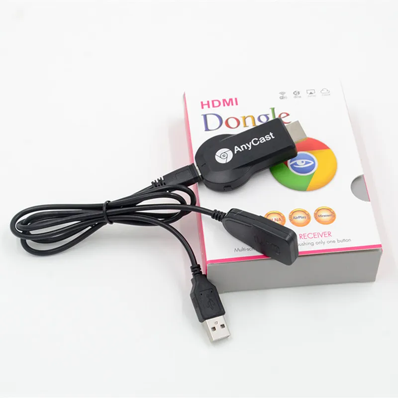 AnyCast M2 Plus HDMI 1080P Wireless WiFi same screen device Miracast CPU AM8258 phone projection TV transmitter Android IOS WIND