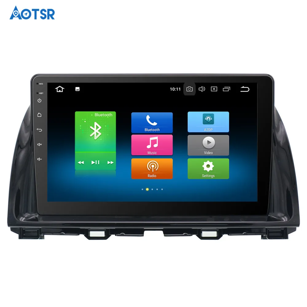 Aotsr Android 8,0 gps автомобильный dvd плеер с навигацией плеер для Mazda CX-5 2013-2015 Satnav головное устройство Мультимедиа Радио клейкие ленты регистраторы