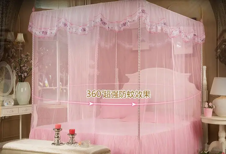 Double home court mosquito nets SanKaiMen nets stainless steel floor