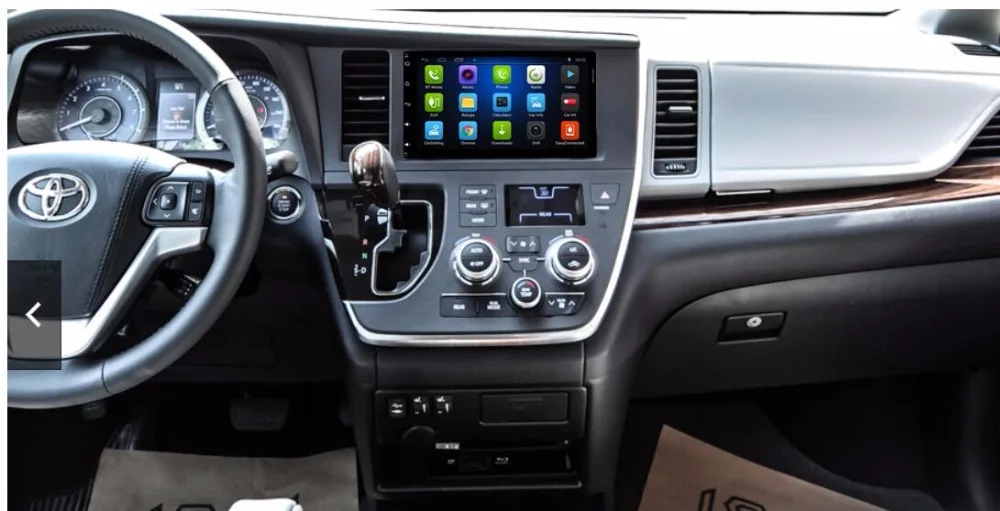 Cheap 1G Ram Android 6.01 Car Audio for Toyota  Sienna 2015 2016 2017   Headunit Stereo Vedio GPS Navi Multimedia Radio PC Monitor 4G 2