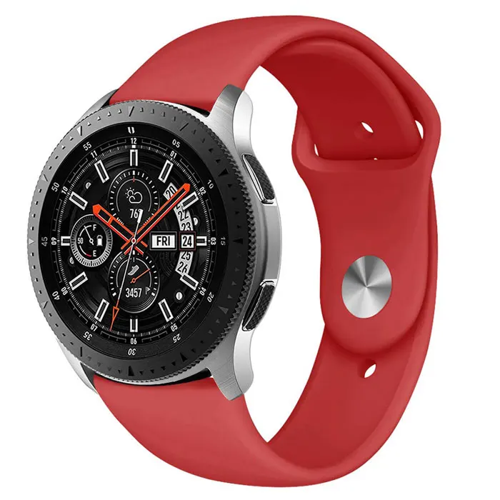 20 мм 22 мм группа для samsung galaxy watch active 46 мм 42 мм gear s3 frontier/классические s2 huami amazfit bip ремешок Спортивные силиконовый ремень