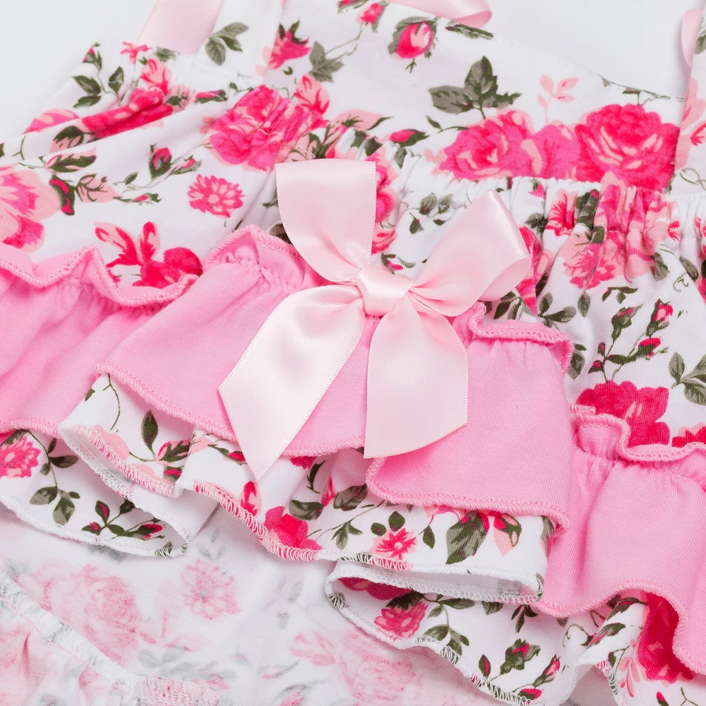 Детский летний комплект с топом рюшами и розами|newborn girl clothes set|baby clothing setnewborn |