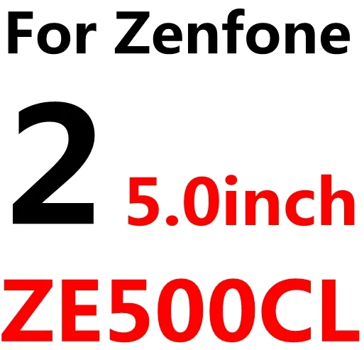 С уровнем твердости 9h закаленное стекло с округлыми рамками Asus zenfon 2 3 laser max ZE551ML ZC451CG A450CG A500CG ZE500KL ZE550KL ZC520TL z00ud zb552kl защитное стекло чехол - Цвет: for asus ze500cl