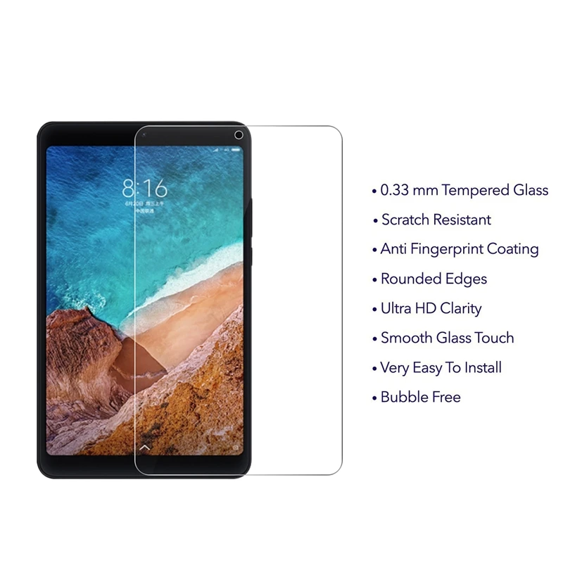 Xiaomi Mi Pad 4 Screen Protector, 9H Tempered Glass, Protective Film for Xiaomi MiPad 4 Tablet 8 Inch image 4
