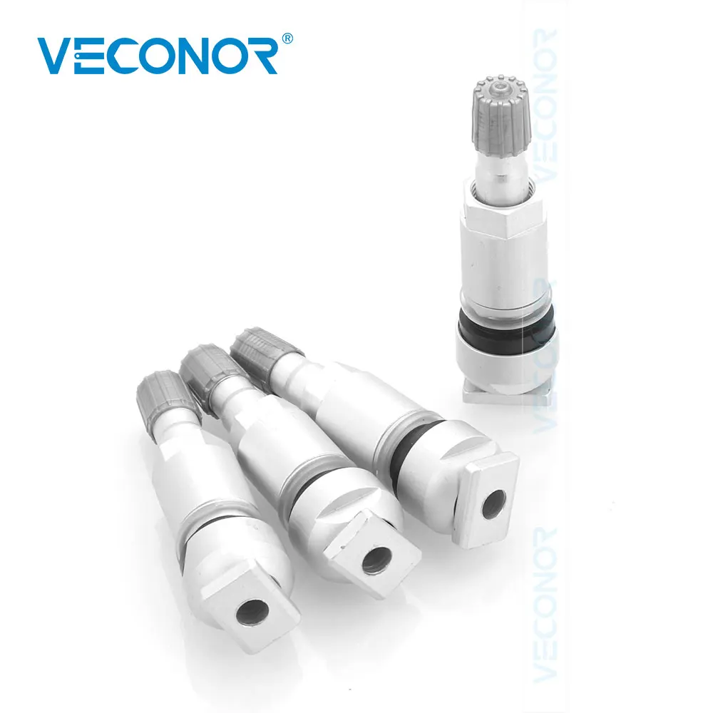 Комплект для ремонта штоков клапанов шин VECONOR 4 шт. TPMS подходит Jeep Land Rover Chrysler 200