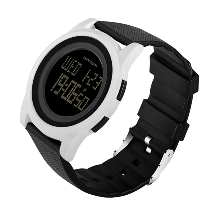 

SANDA 337 Fashion Women Sports Watches Waterproof 30m Ladies Ultra Thin LED Digital Watch Swimming Diving Hand Clock Montre