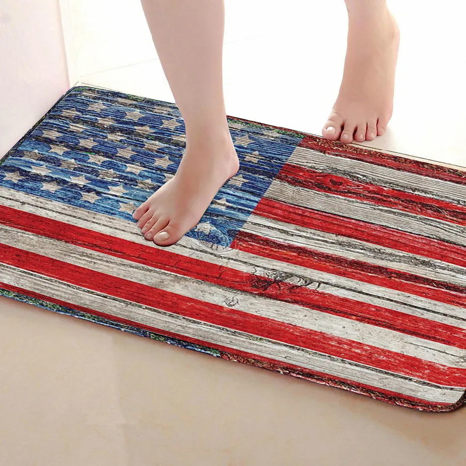 Американский флаг Стиль открытый Коврики S, забавные Нескользящие Для ванной Коврики, двери Коврики S, входная дверь Коврики s