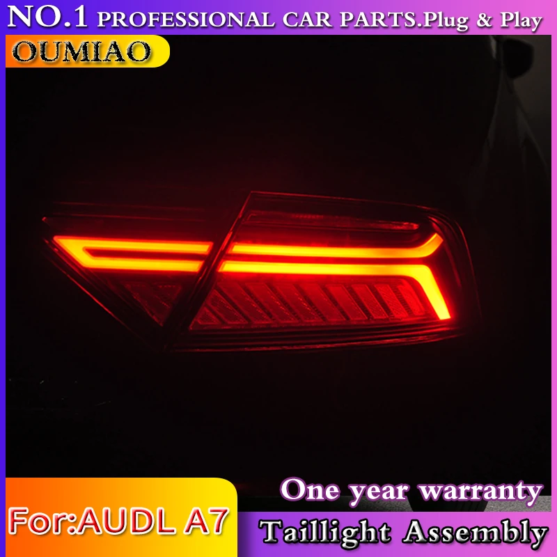 Автомобильный Стайлинг 2011 2012 2013 для AUDI A7 светодиодный задний фонарь стояночный тормоз указатели поворота